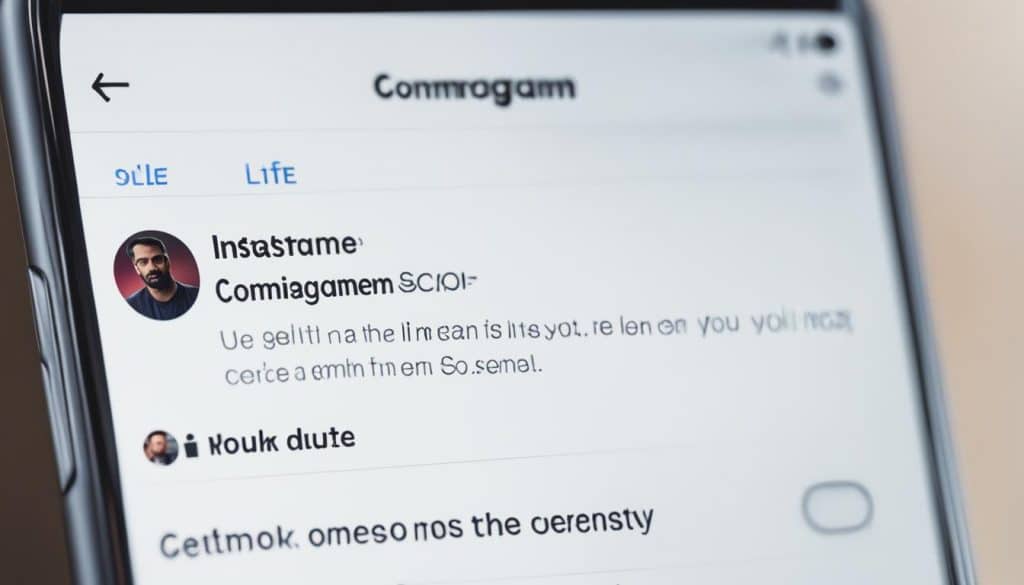 commentaire Instagram